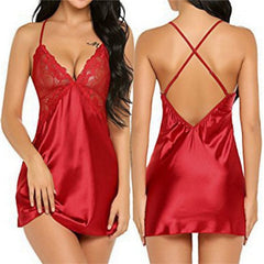 Women Nightgowns Satin Lace Sleepwear nightwear Pyjama Women home clothing sleepwear female Nightdress Sexy Lingerie